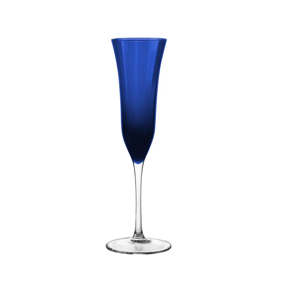 Meridian Cobalt Flute, Set Of 4 1