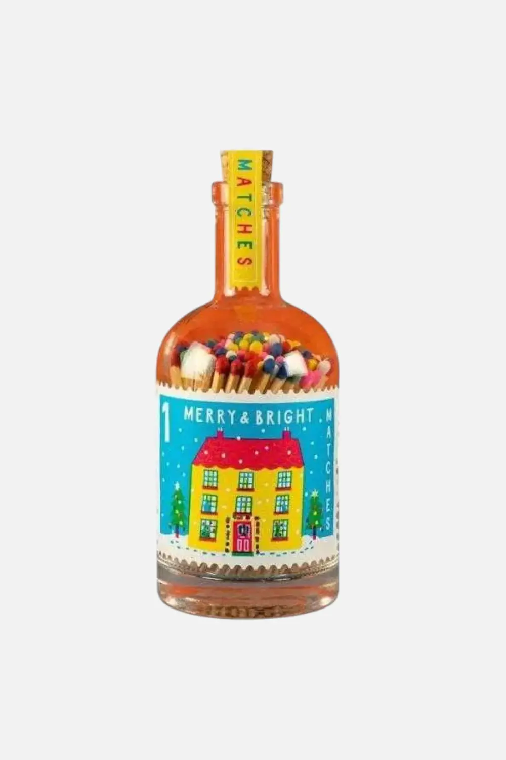 Merry Glass Bottle Matches 1