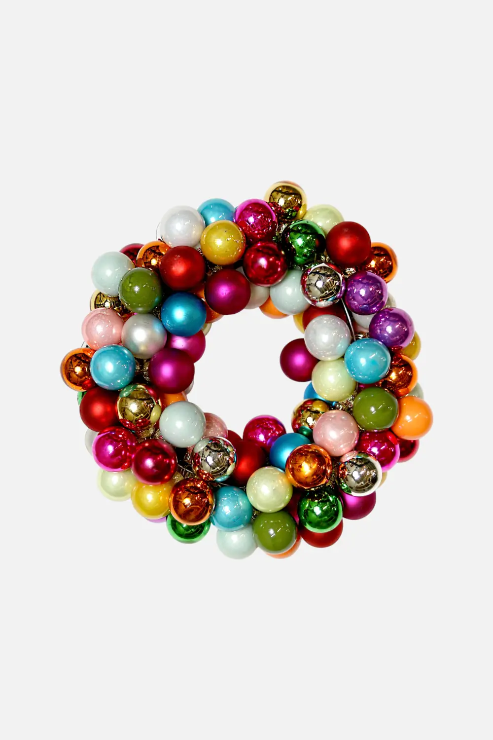 Merry And Bright Ball Wreath 1