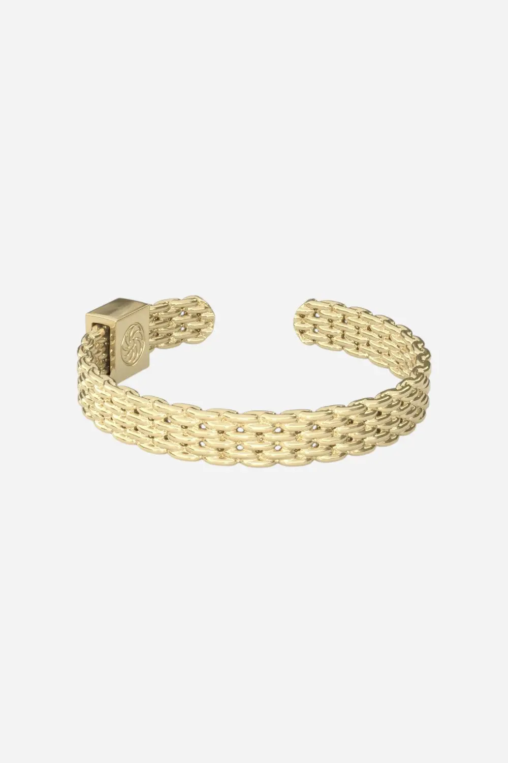 Metal Alchemist Woven Armor Ring - Gold 3 Mm - M/L 1