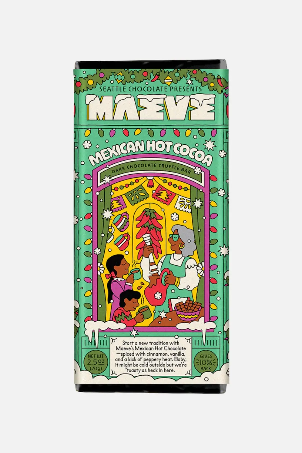 Maeve Seattle Chocolate Mexican Hot Chocolate Bar 1