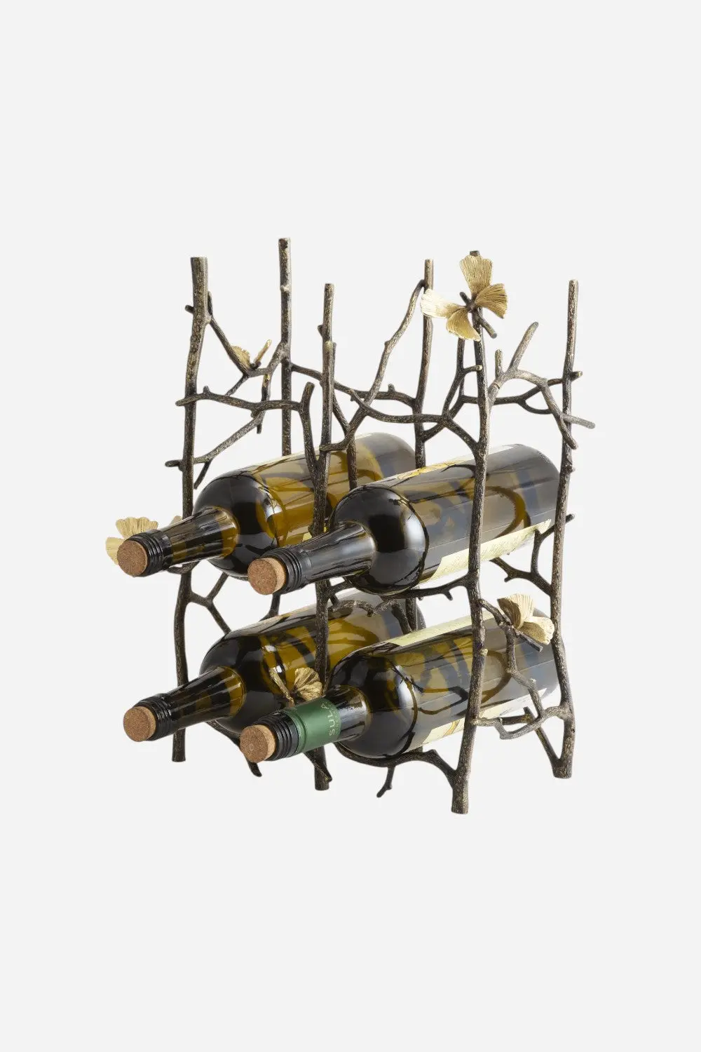Michael Aram Butterfly Ginkgo 6-Bottle Wine Rack 1
