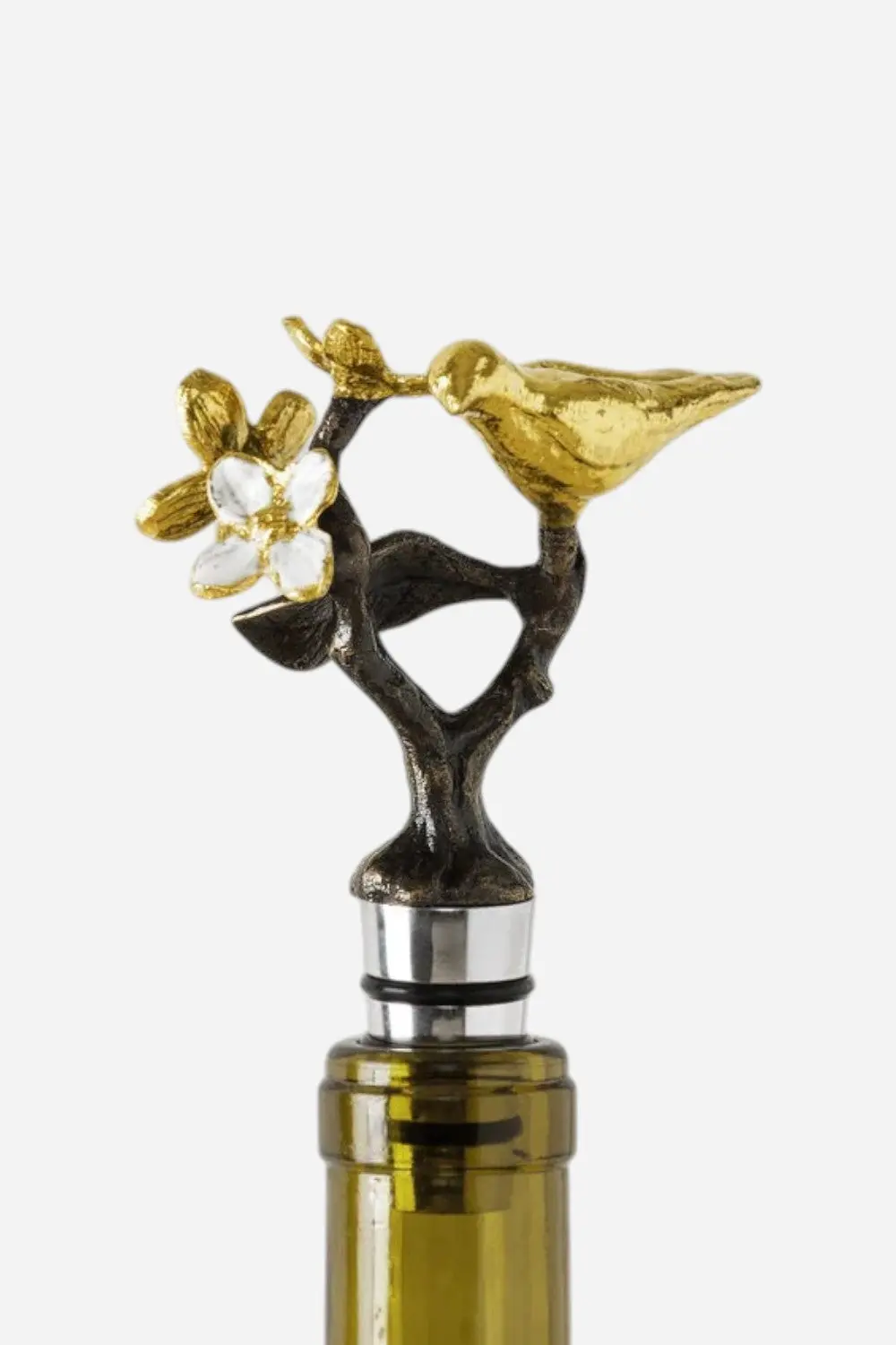 Michael Aram Lovebirds Wine Stopper 1