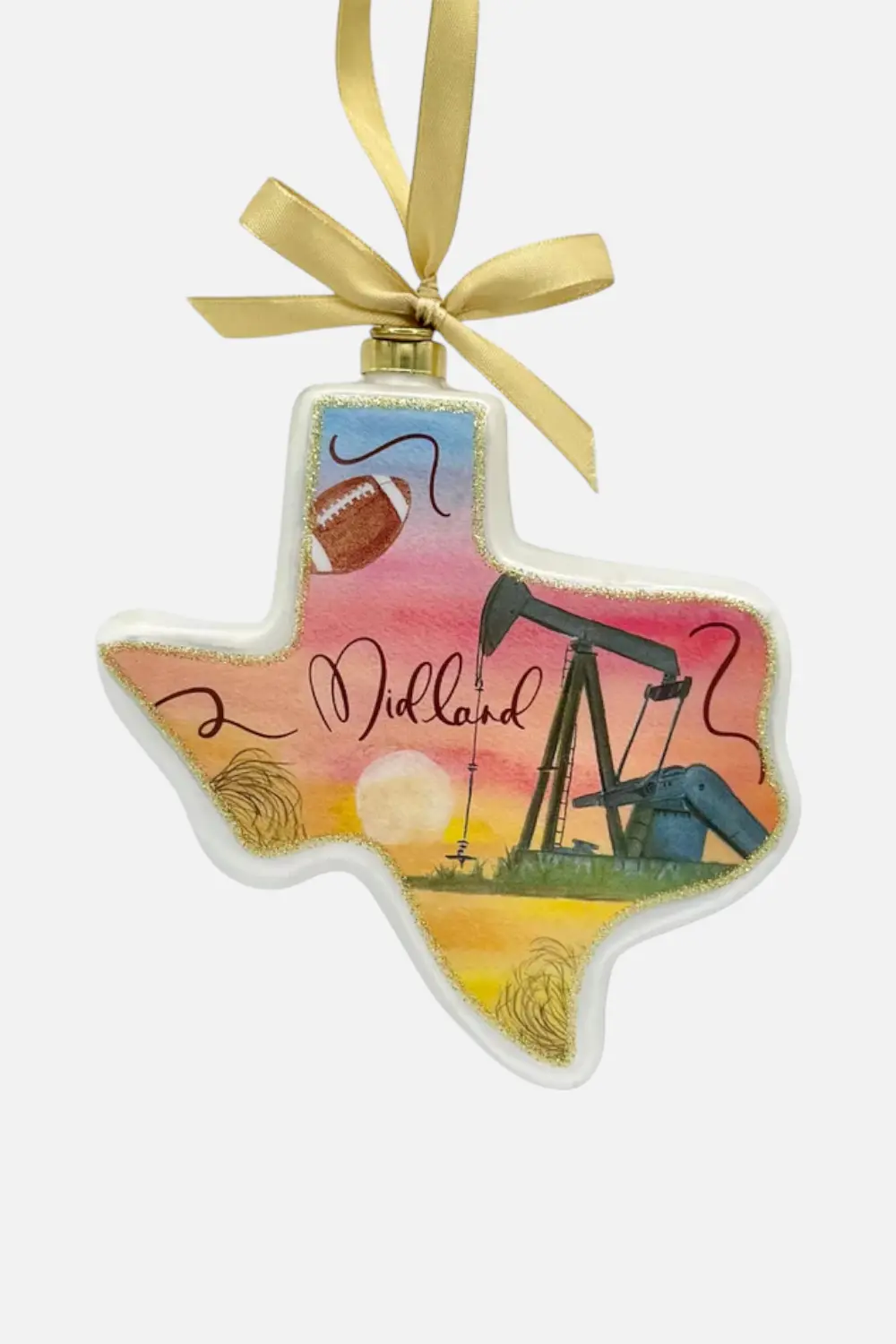 Midland Catherine Cartie City Capsule 2025 Texan Christmas Ornament 1