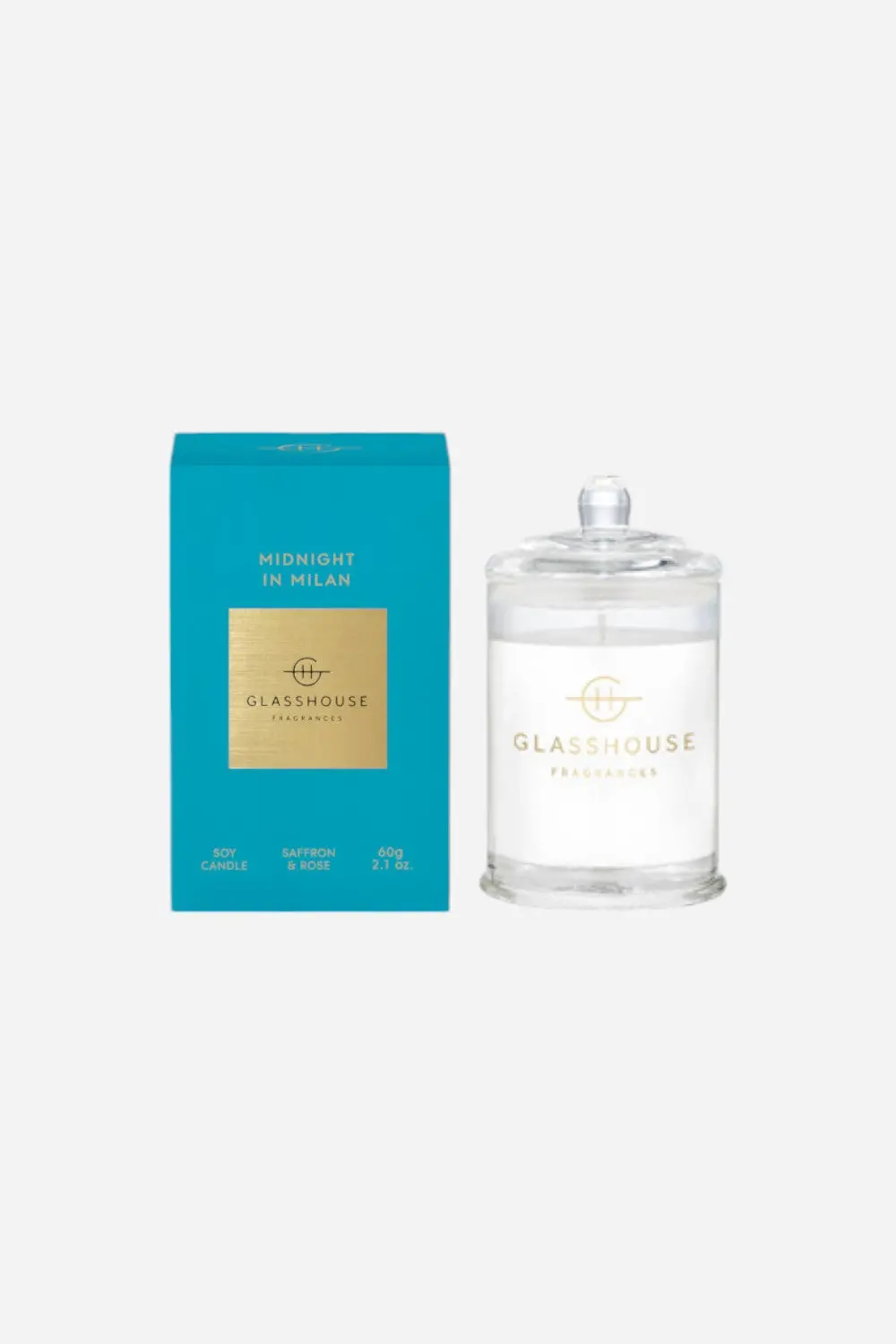 Glasshouse Midnight In Milan Triple Scented Candle, 2.1 Oz 1