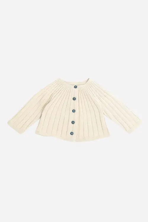 Viverano Milan Rib Knit Baby Girl Cardigan 1