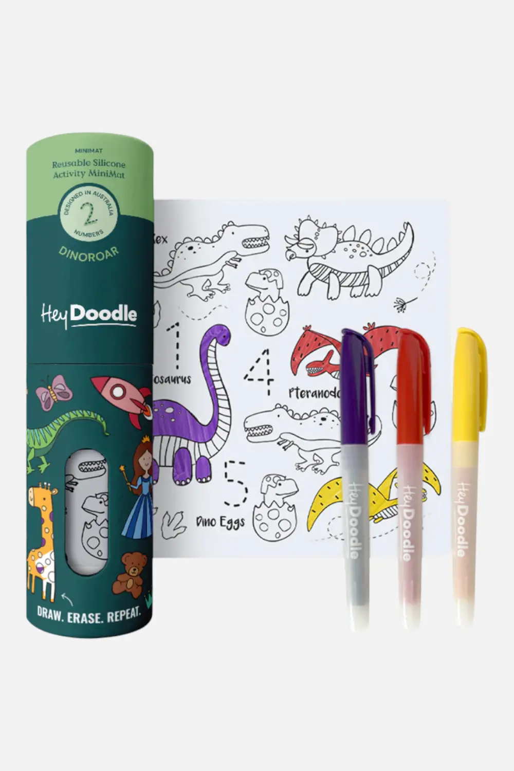 Into The Wild Mini Coloring & Doodle Mat 1