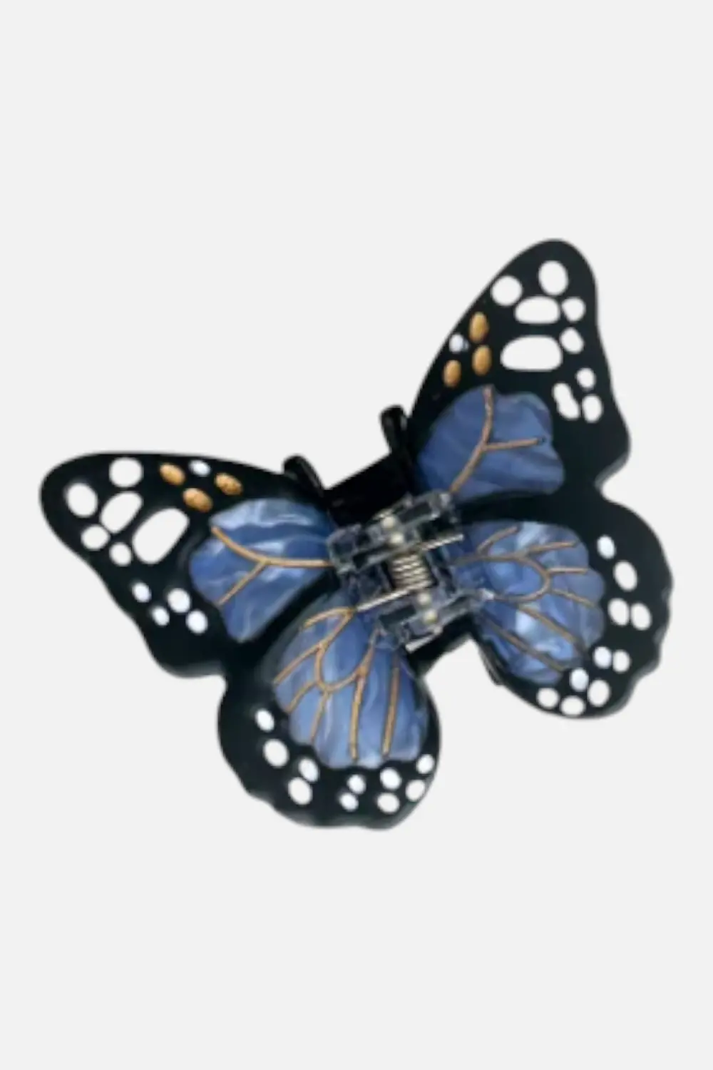 Solar Eclipse Mini Monarch Sapphire Claw Clip 1