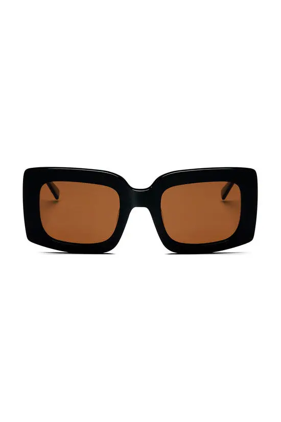 Eleventh Hour Mink Sunglasses In Black Brown 1
