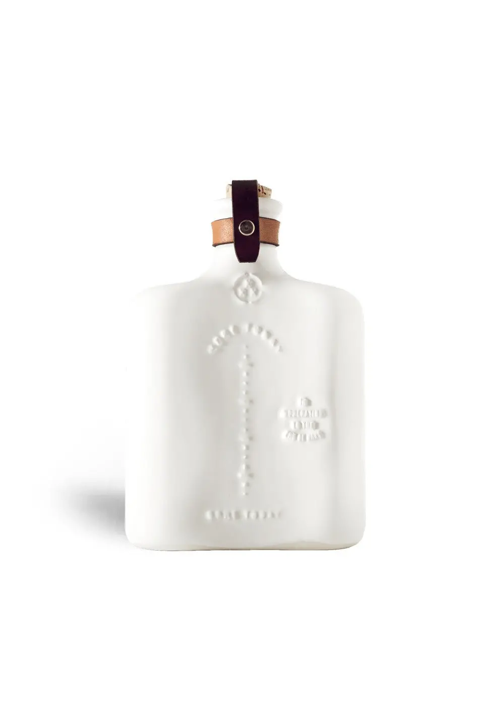 Misc. Goods Co. Ivory Ceramic Flask - 11 Oz 2