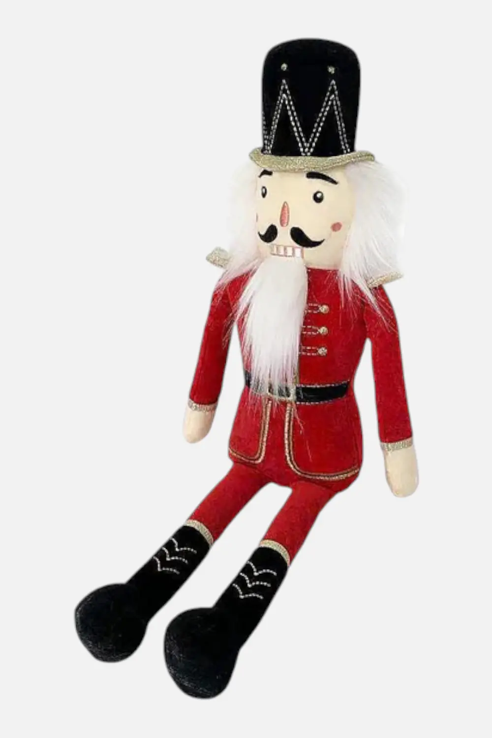 Mon Ami Nutcracker Shelf Sitter In Red 1