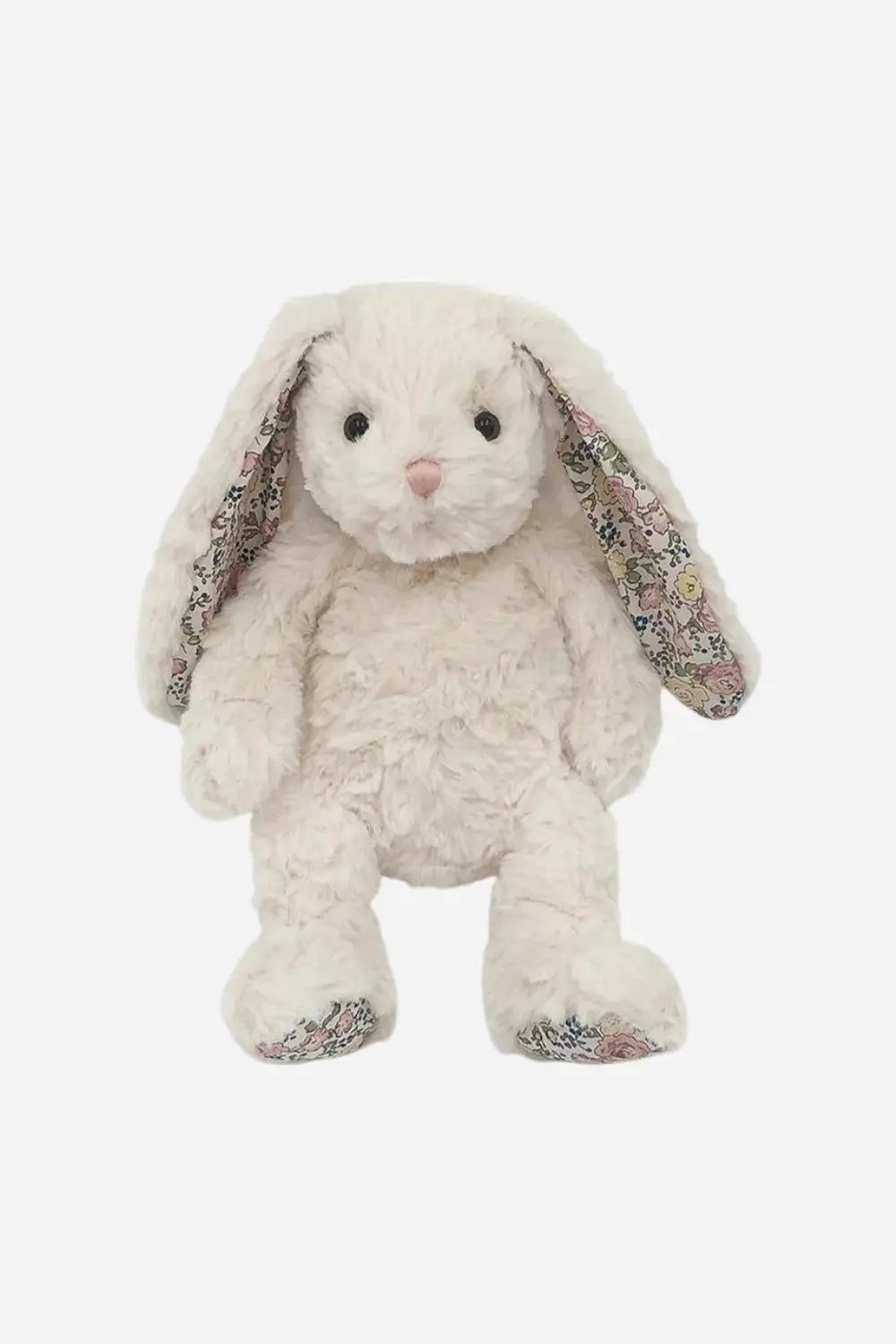 Mon Ami Faith Cream Floral Bunny Plush Toy 1