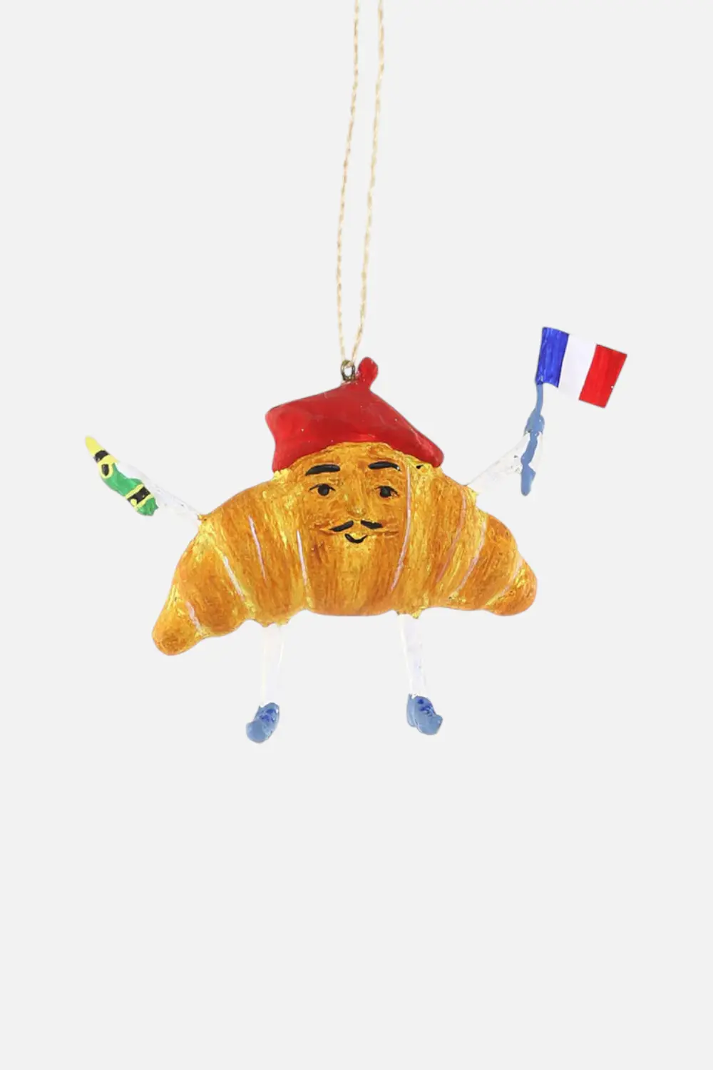 Monsieur Croissant Ornament 1