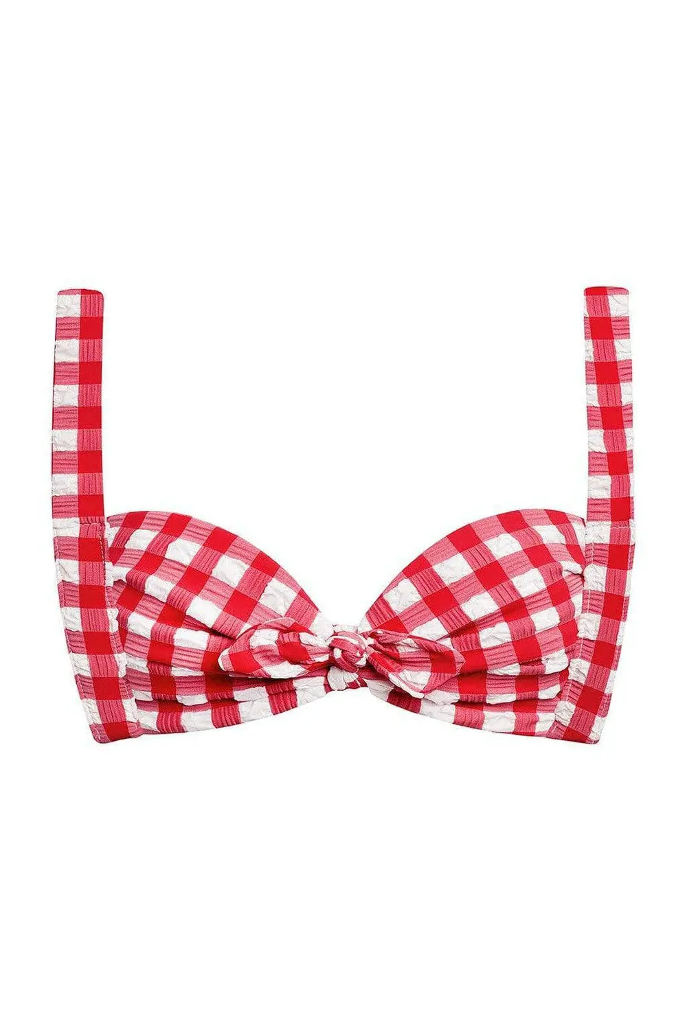 Montce Red Gingham Kayla Bikini Top 1