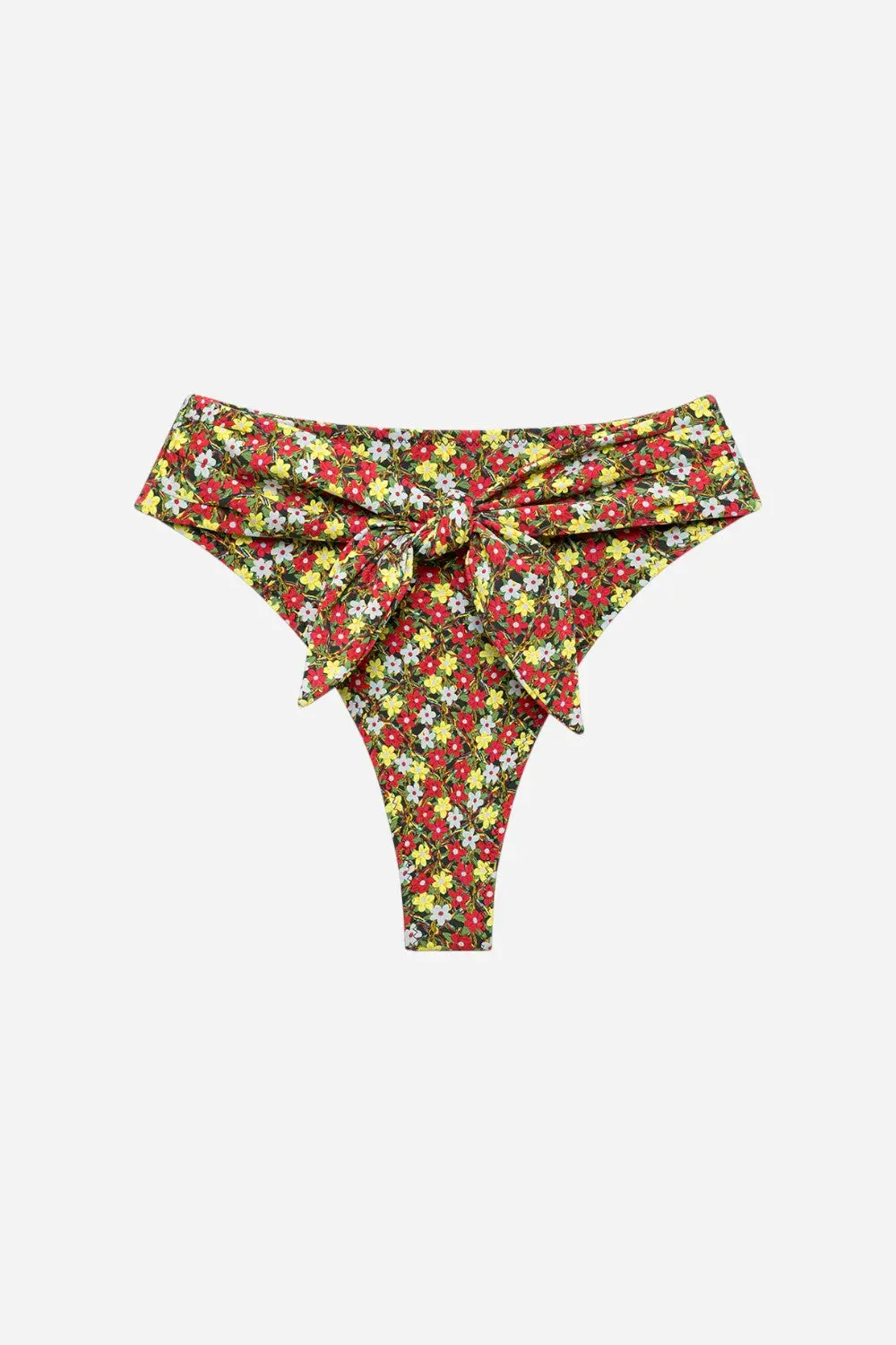 Montce Sienna Floral Paula Tie-Up Bikini Bottom 1