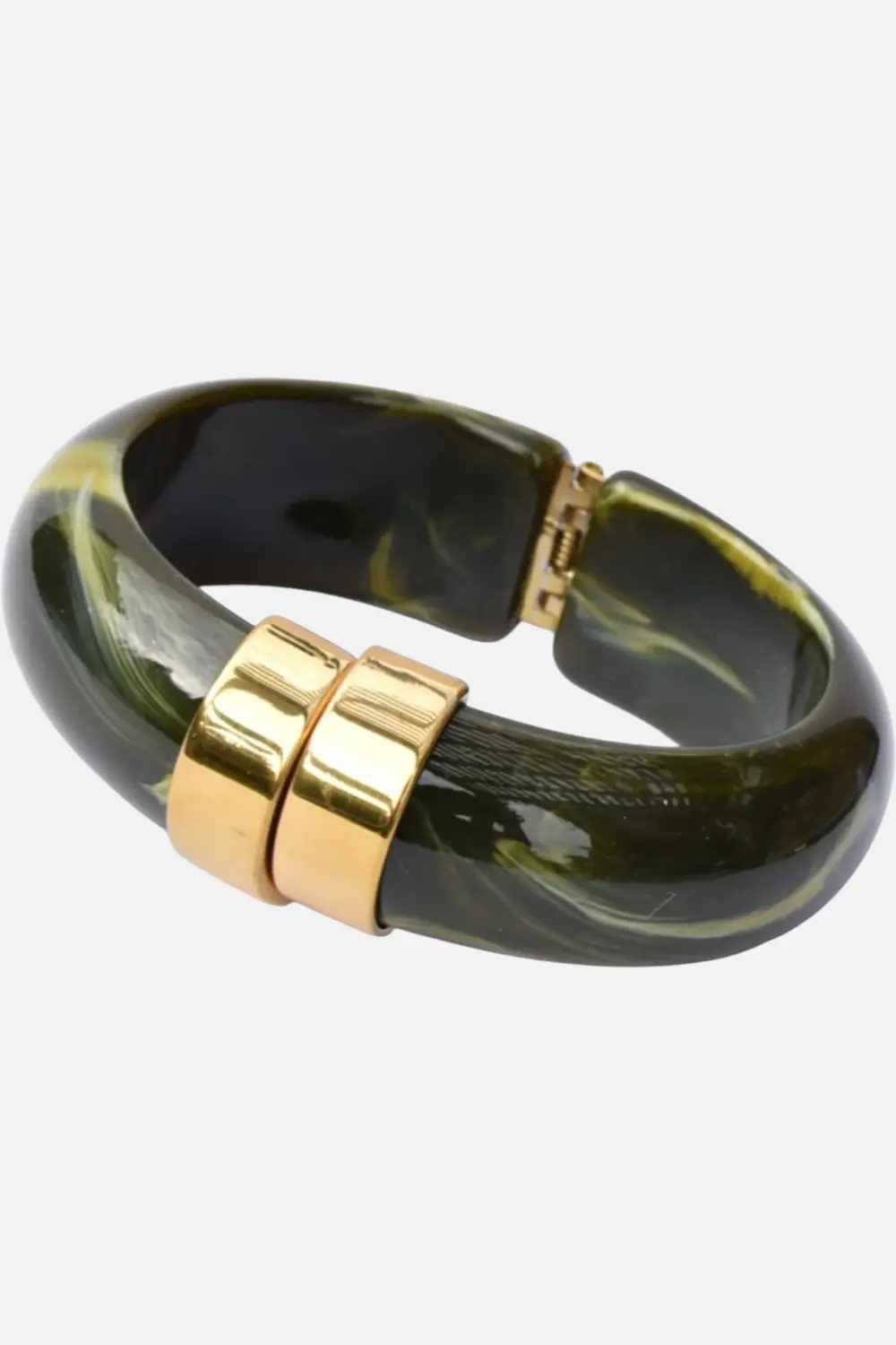 Farrah B Mood Catcher Cuff Bracelet Green 1