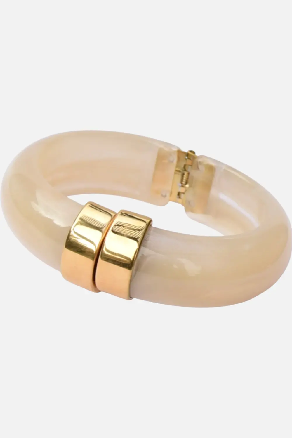 Farrah B Mood Catcher Cuff Bracelet In White 1