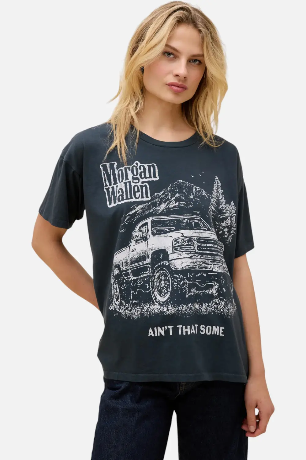 Daydreamer La Morgan Wallen Ain't That Some Merch Tee In Vintage Black 1