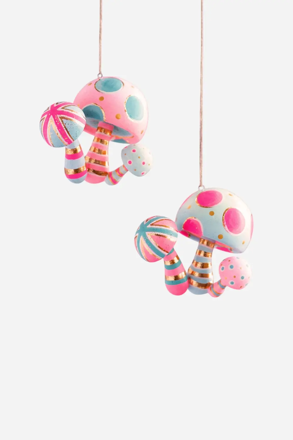 Mushroom Ornament In Blue 1