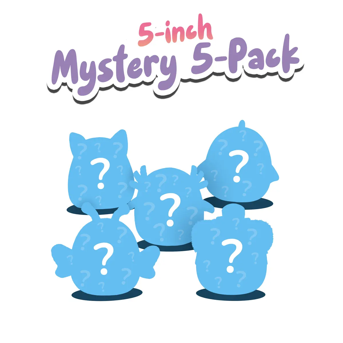 5-Inch Mystery Plush 5 Pack 1
