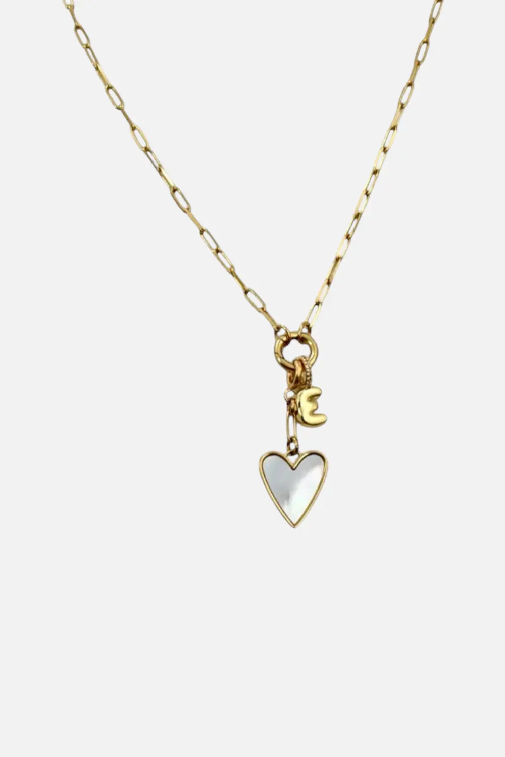 Farrah B Name Dropper Initial Necklace In Gold 1