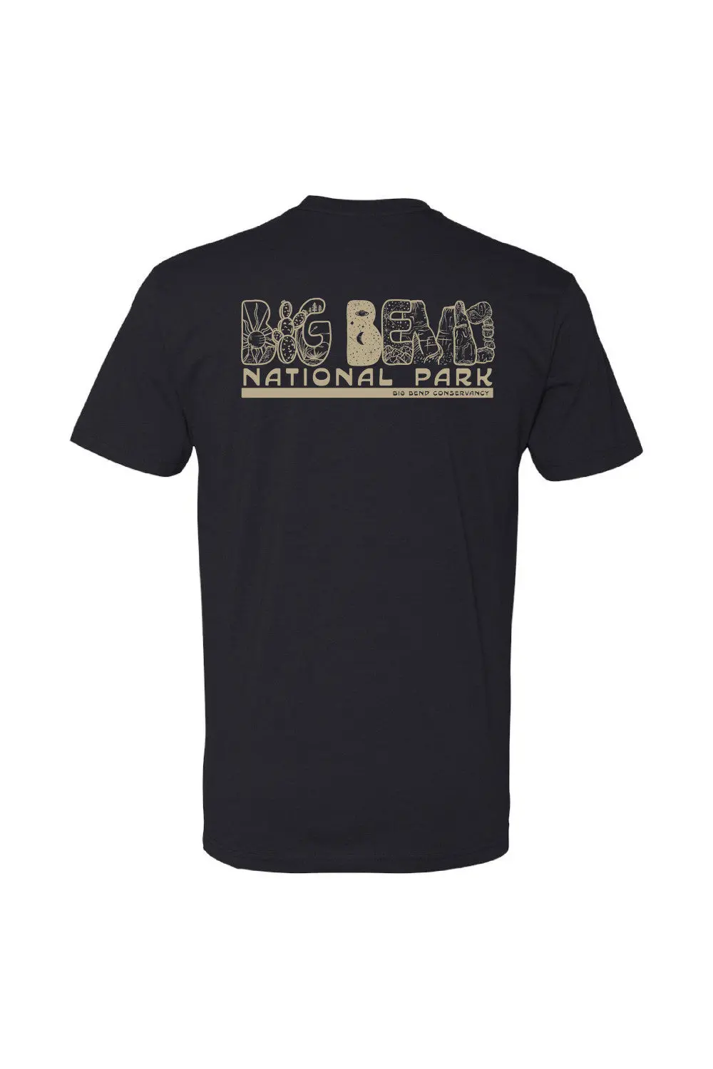 Natural Tribute Bid Bend Tee In Black 1