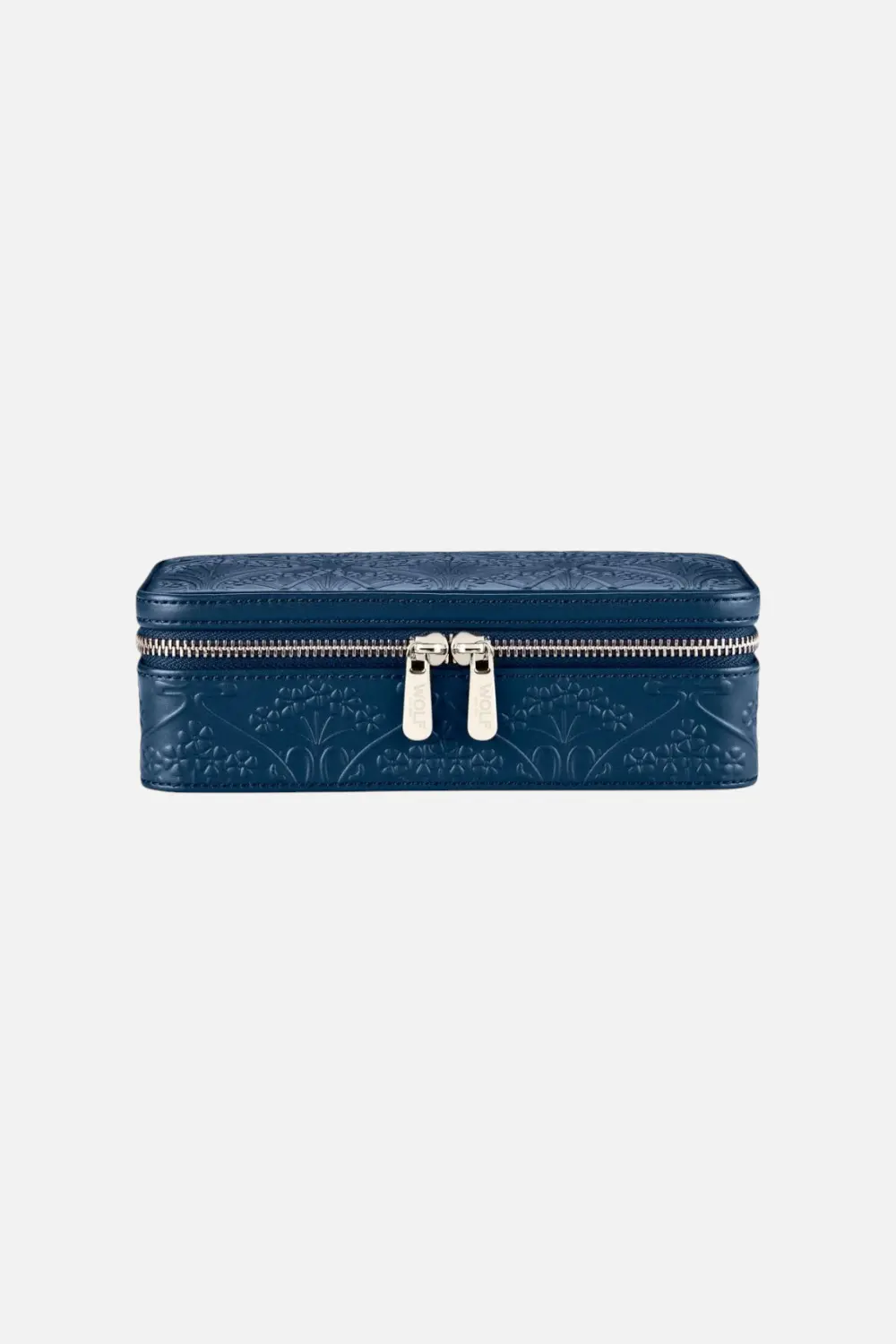 Wolf 1834 X Liberty Navy All Over Ianthe Medium Jewelry Zip Case 1