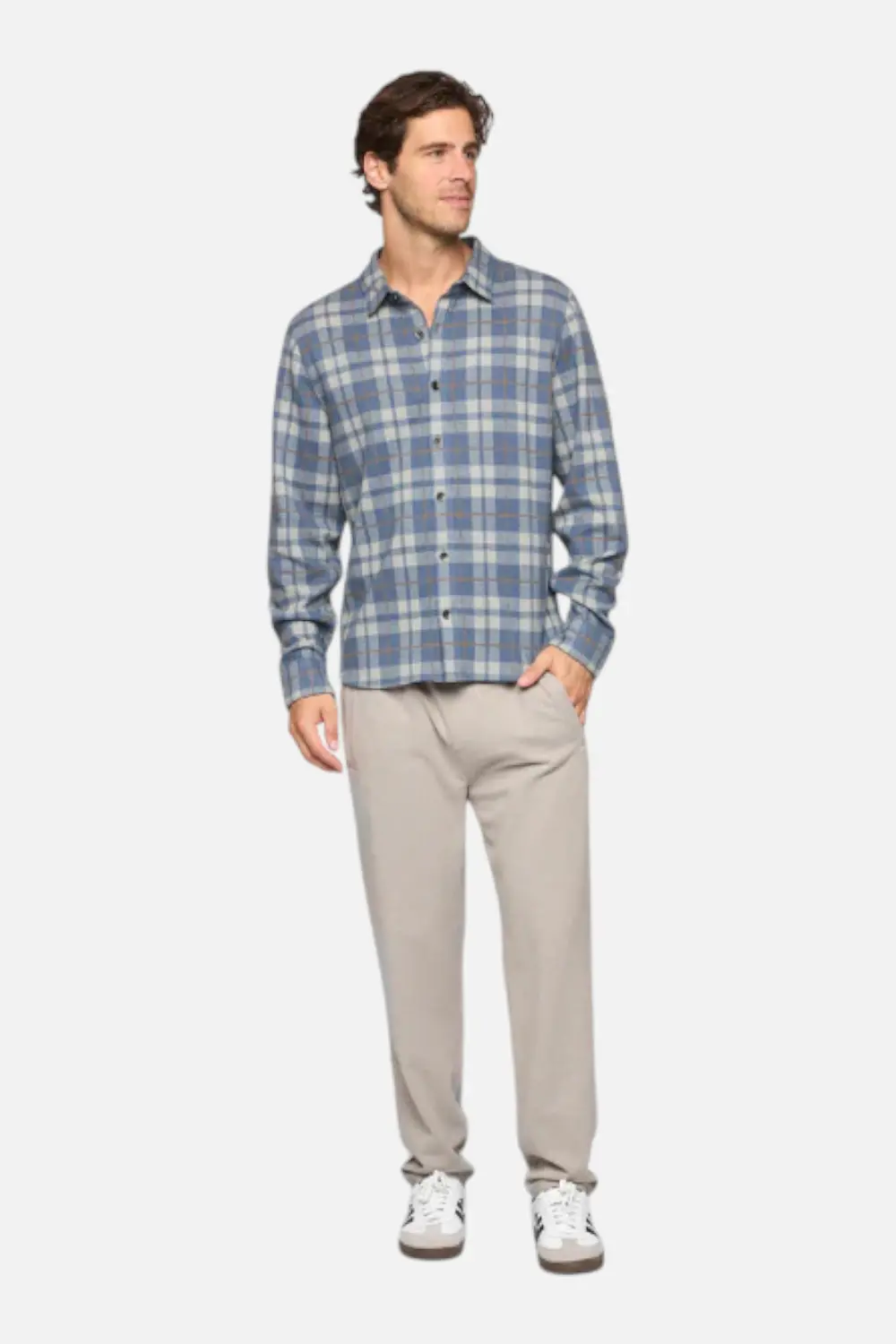 Fundamental Coast Men's Nazare Ranch Long Sleeve In Sailor 1