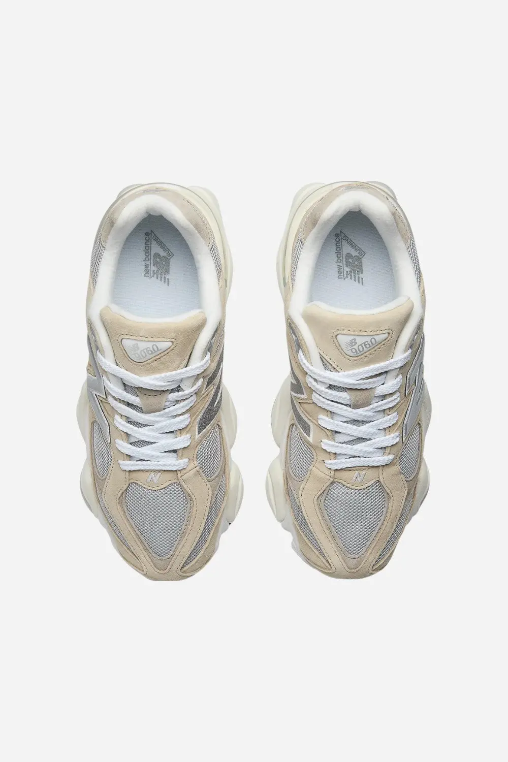 Unisex New Balance 9060 In Beige & Grey 3