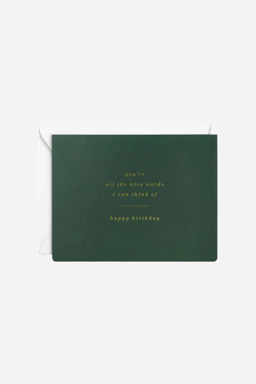 Nice Words Birthday Greeting Card 1