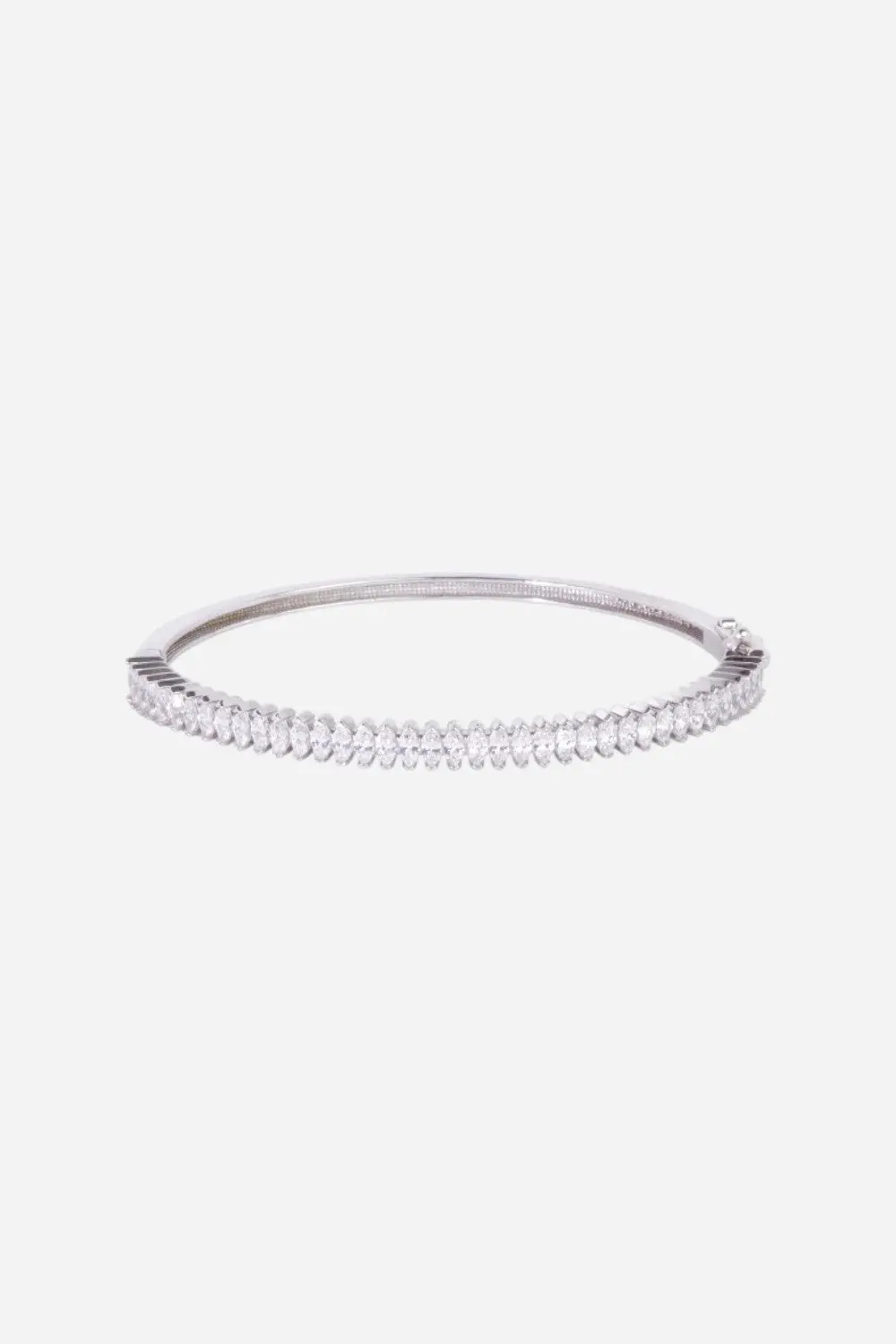 Nickho Rey Marquise Bracelet In White Rhodium 1
