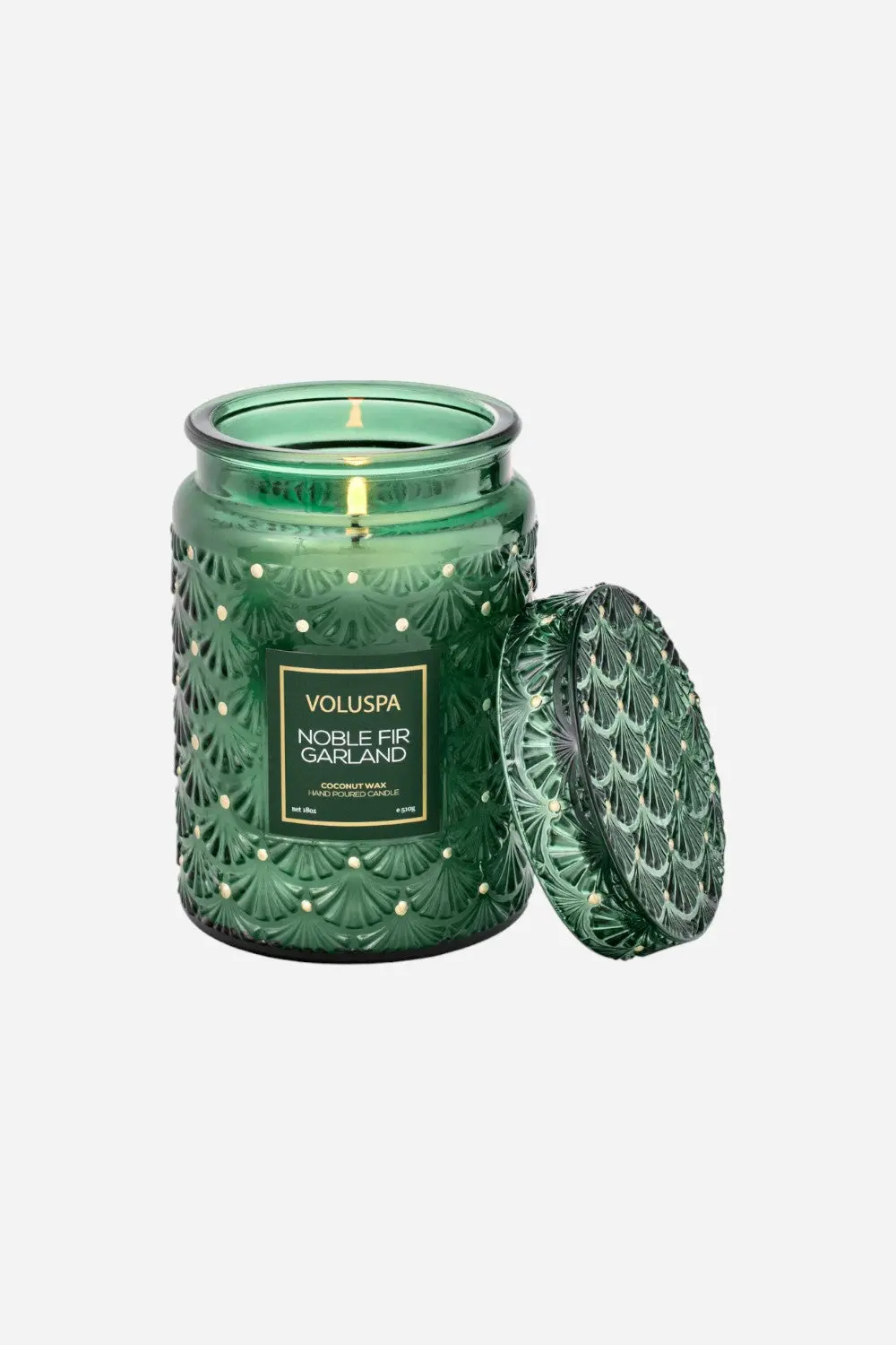 Voluspa Noble Fir Garland Large Jar Candle - 18 Oz 2
