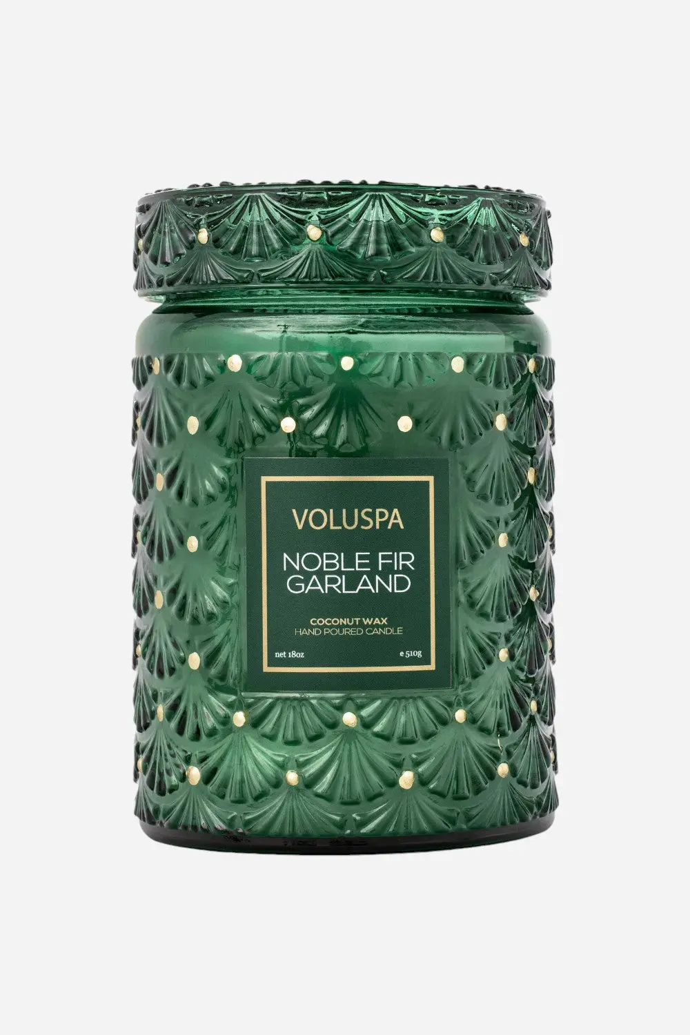 Voluspa Noble Fir Garland Large Jar Candle - 18 Oz 1