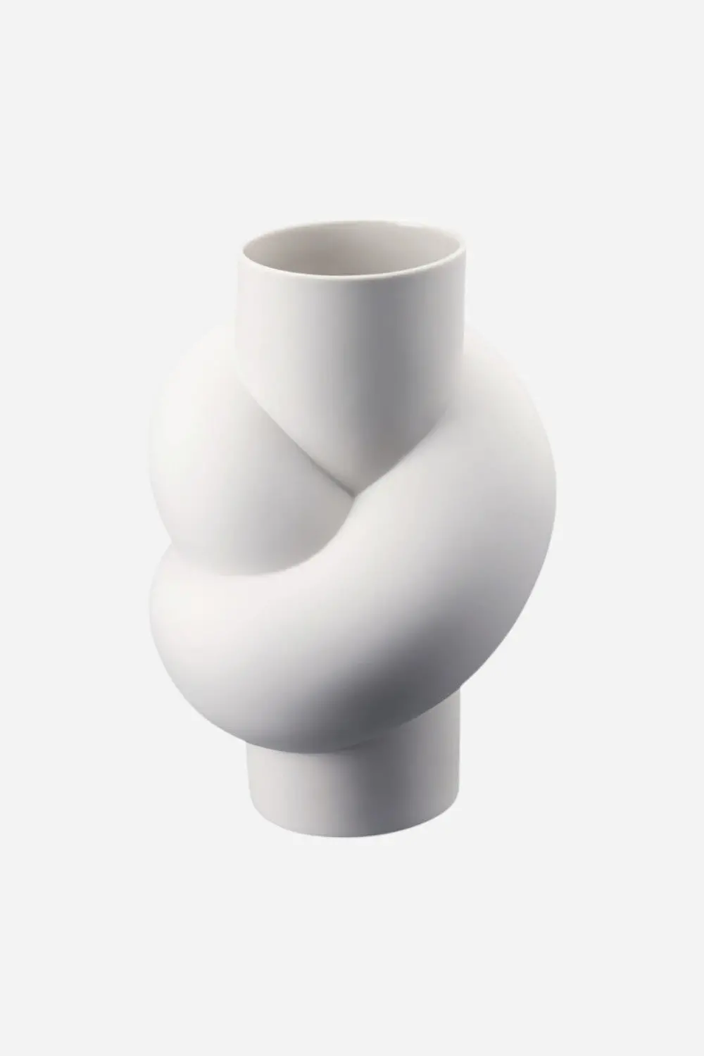 Rosenthal Node Vase In White - 9.75" 1