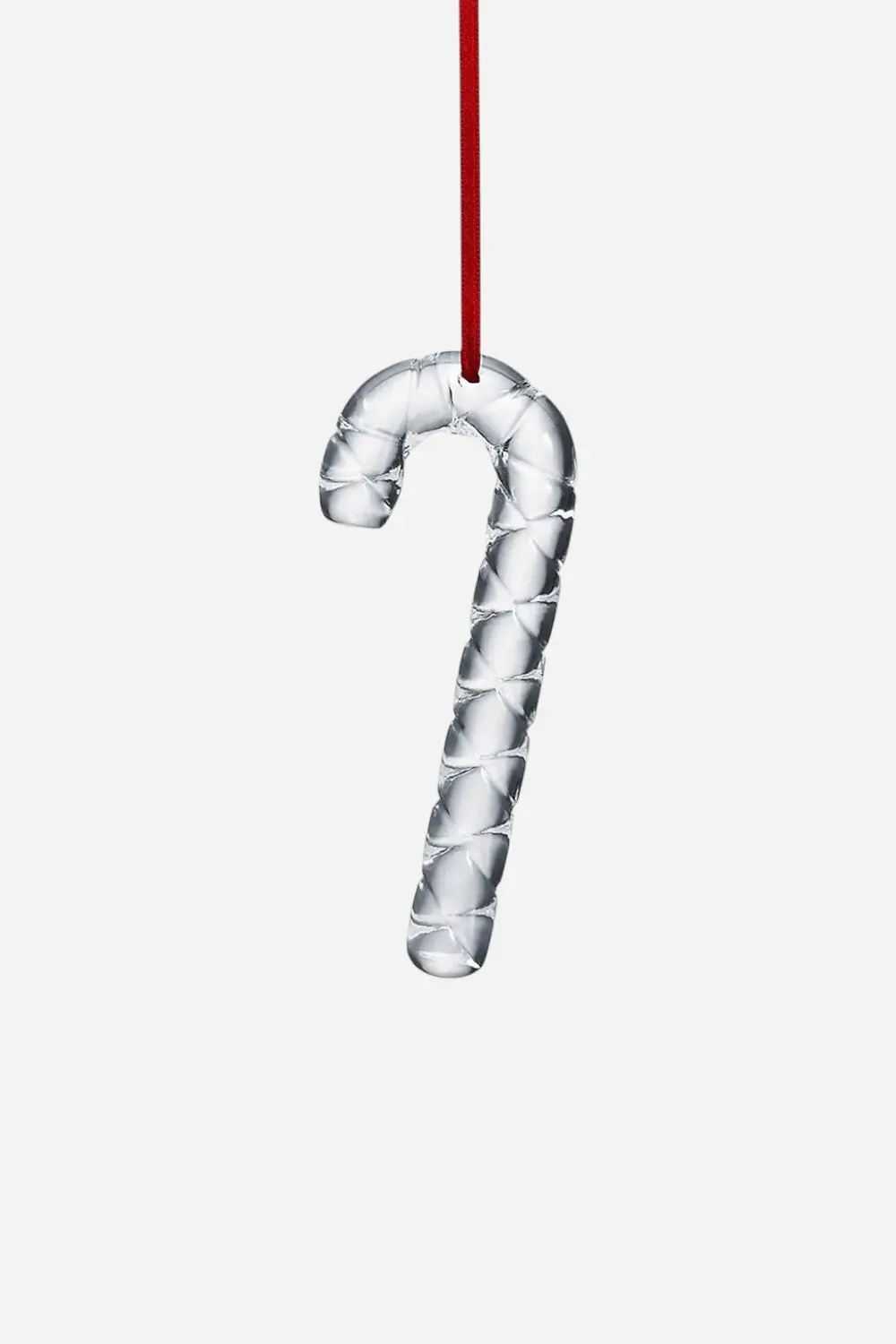 Baccarat Noel Candy Cane Clear Ornament 1