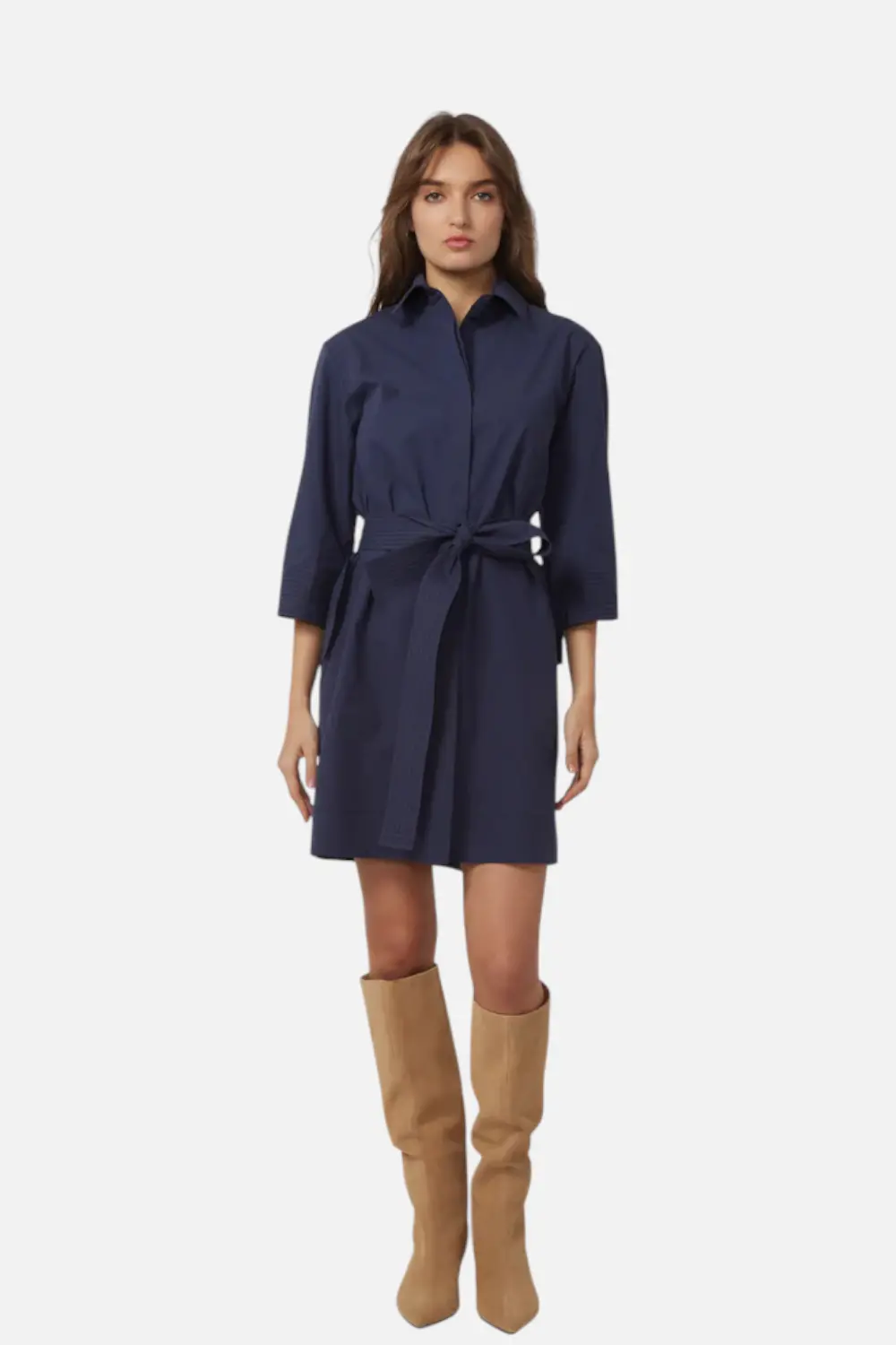 Gilner Farra Nova Dress In Slate Blue 1