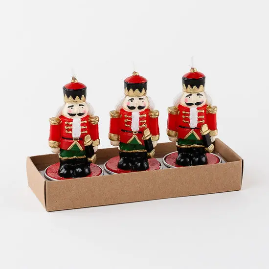 Nutcracker T-Light Set Of 3 1