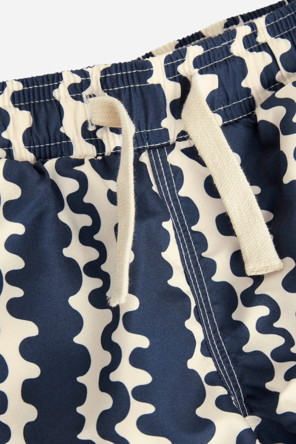 Oas Kids Blue Scribble Swim Shorts 3