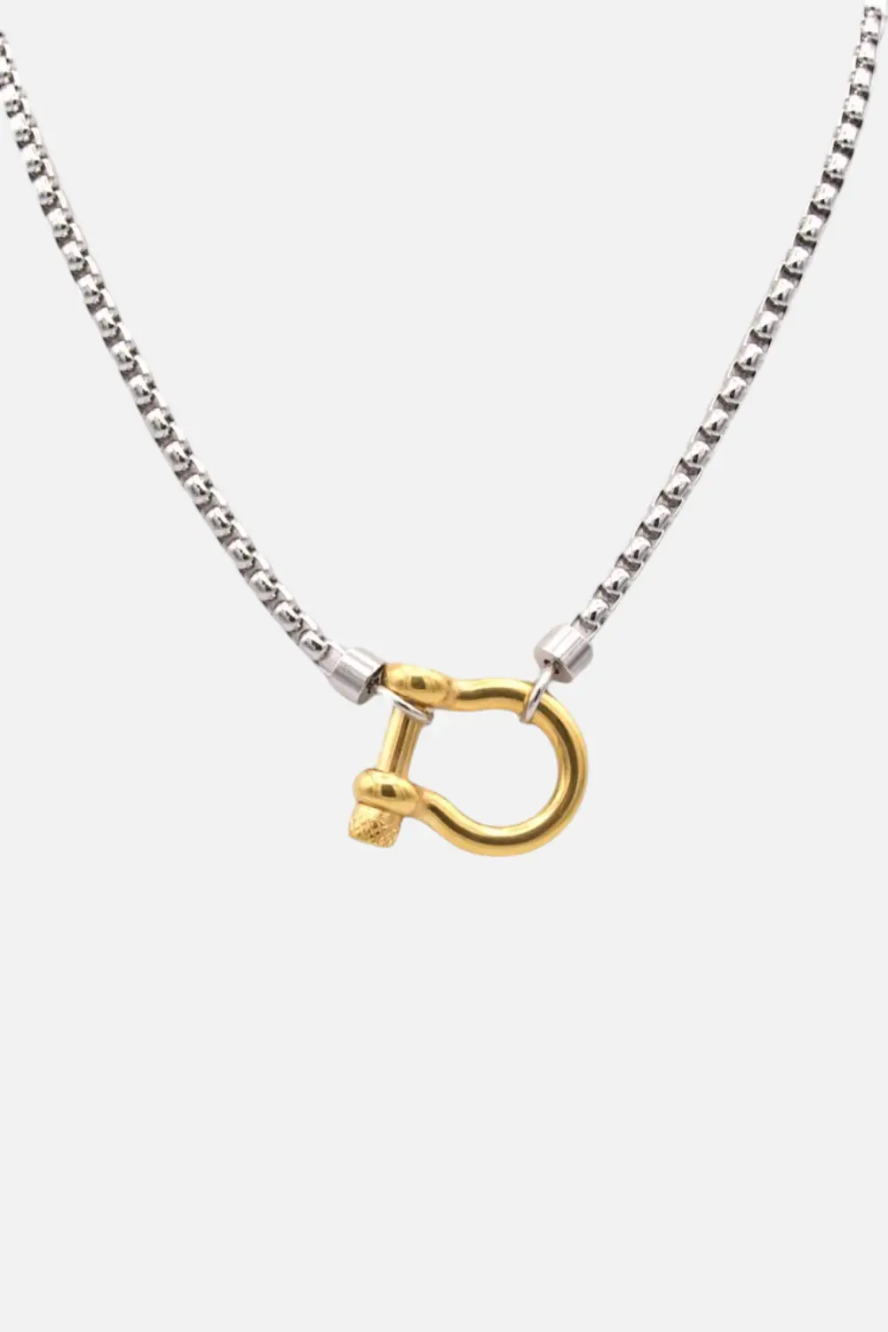 Farrah B Off The Grid Necklace Mixed Metal 1