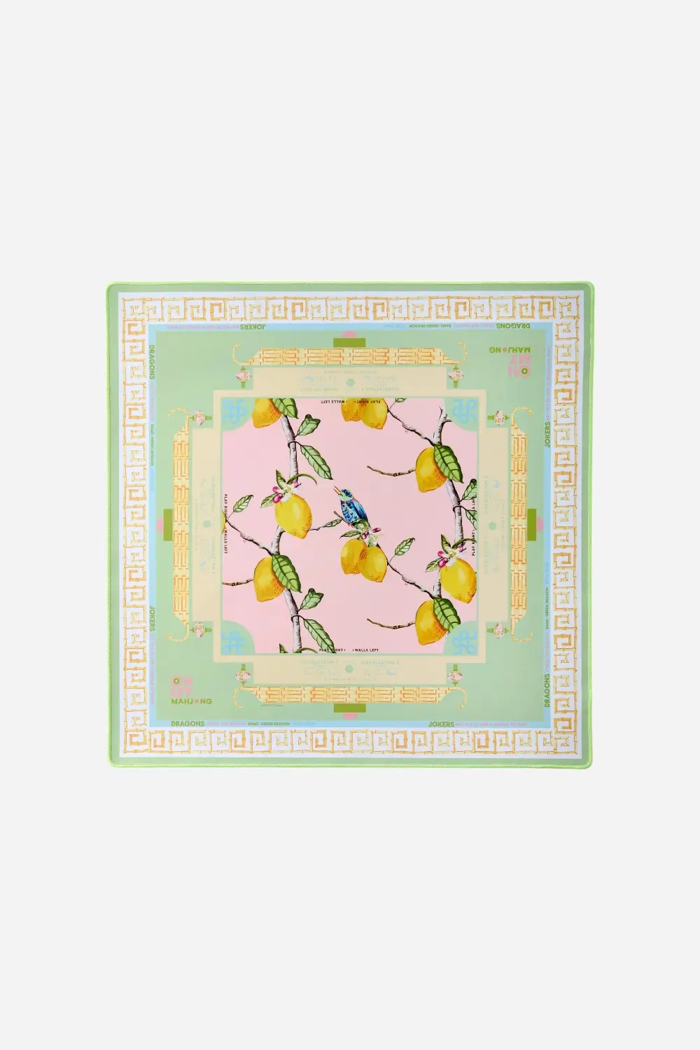 Oh My Mahjong Citrus Songbird Mat 1