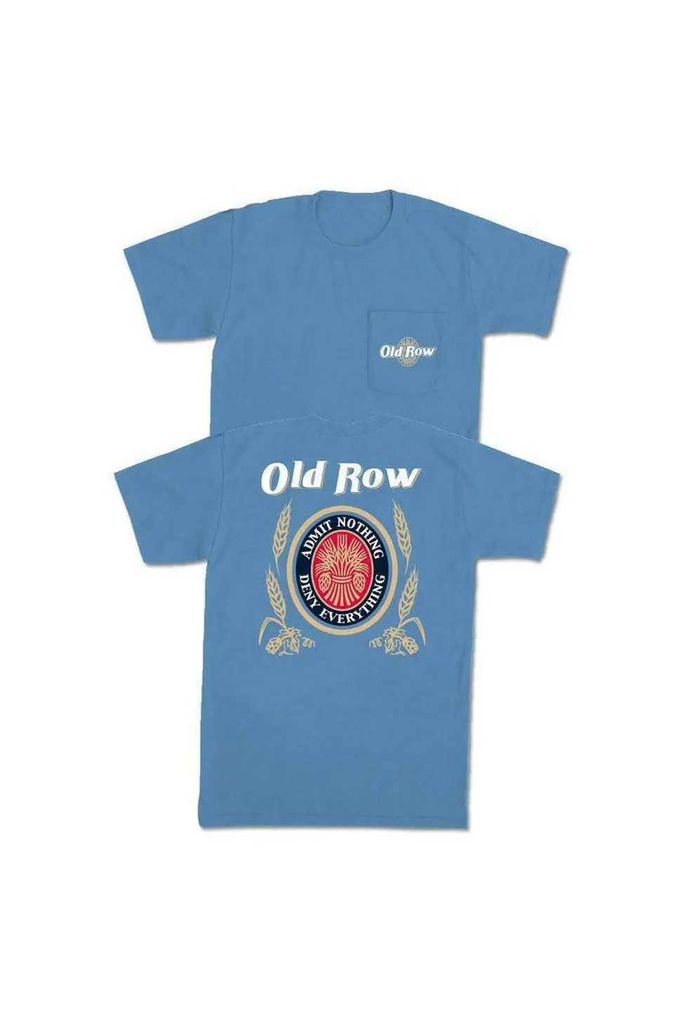 Old Row Retro Can Pocket Tee In Blue 1