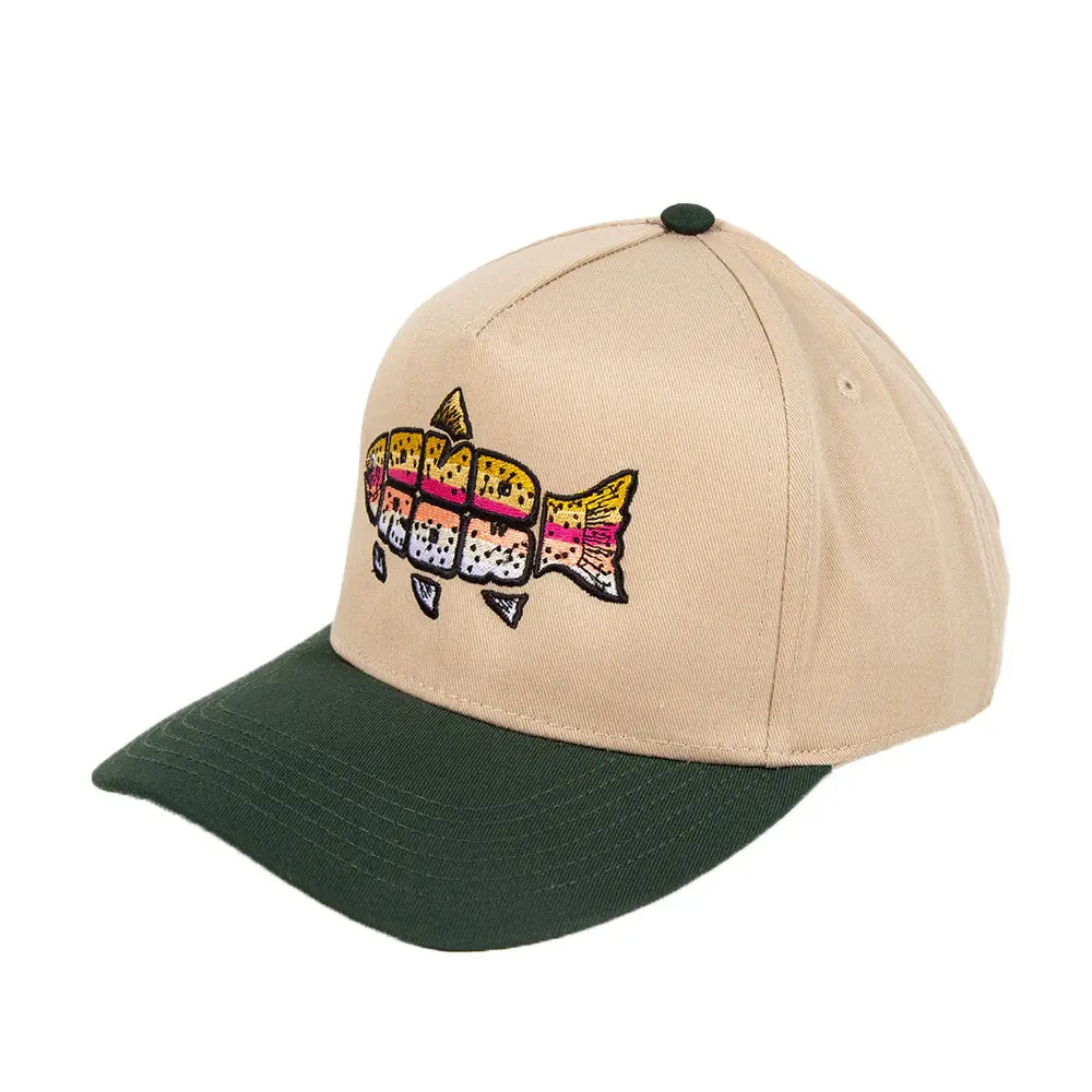 Old Row The Trout Text Hat 2