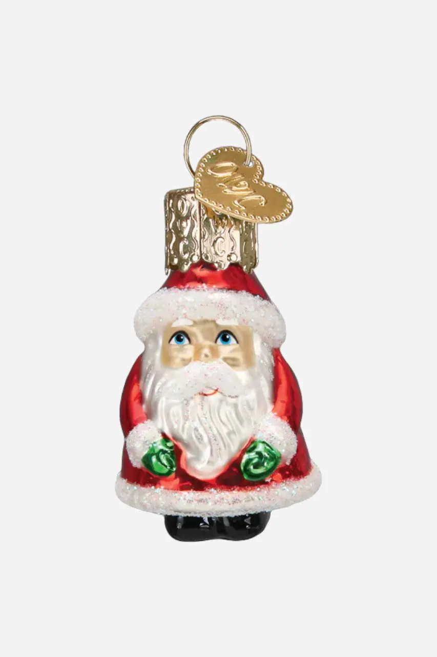 Old World Christmas Mini Santa Tree Ornament 1