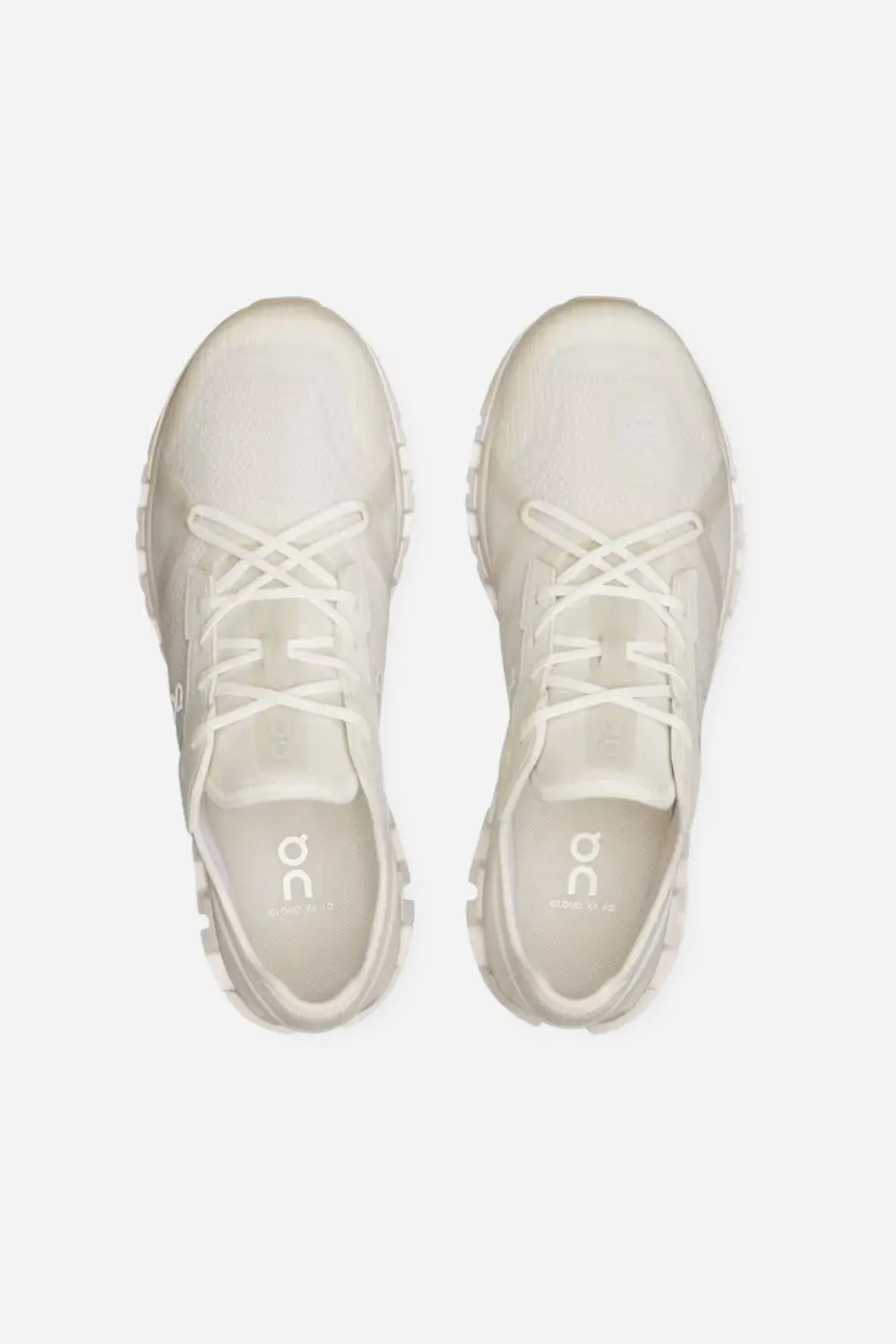 On Running Men's Cloud X 4 Ad In White & Wolf 2