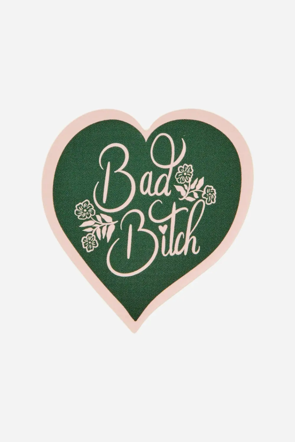 One & Only Paper Bad Bitch Heart Sticker 1
