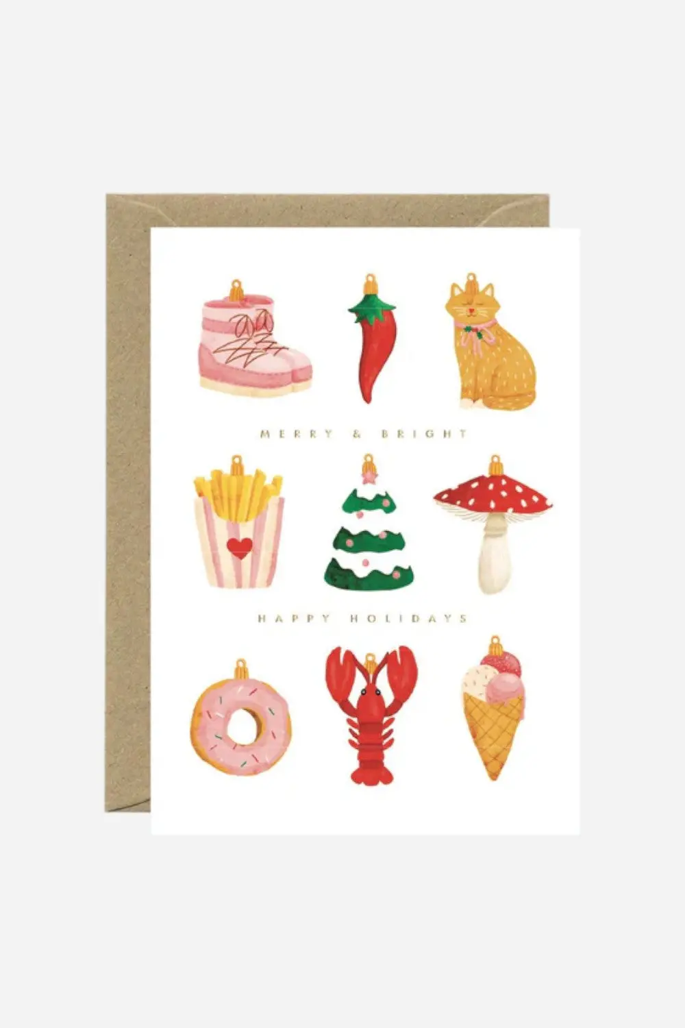 Ornaments Holiday Greeting Card 1