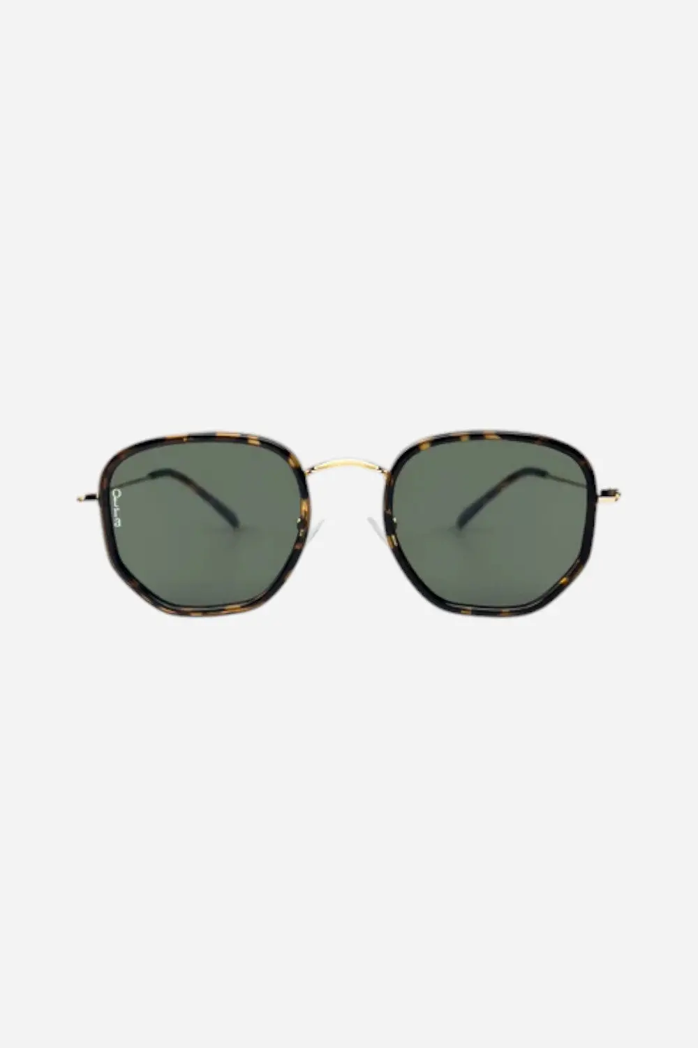 Otra Eyewear Tate Sunglasses In Tortoise Shell/Green 1