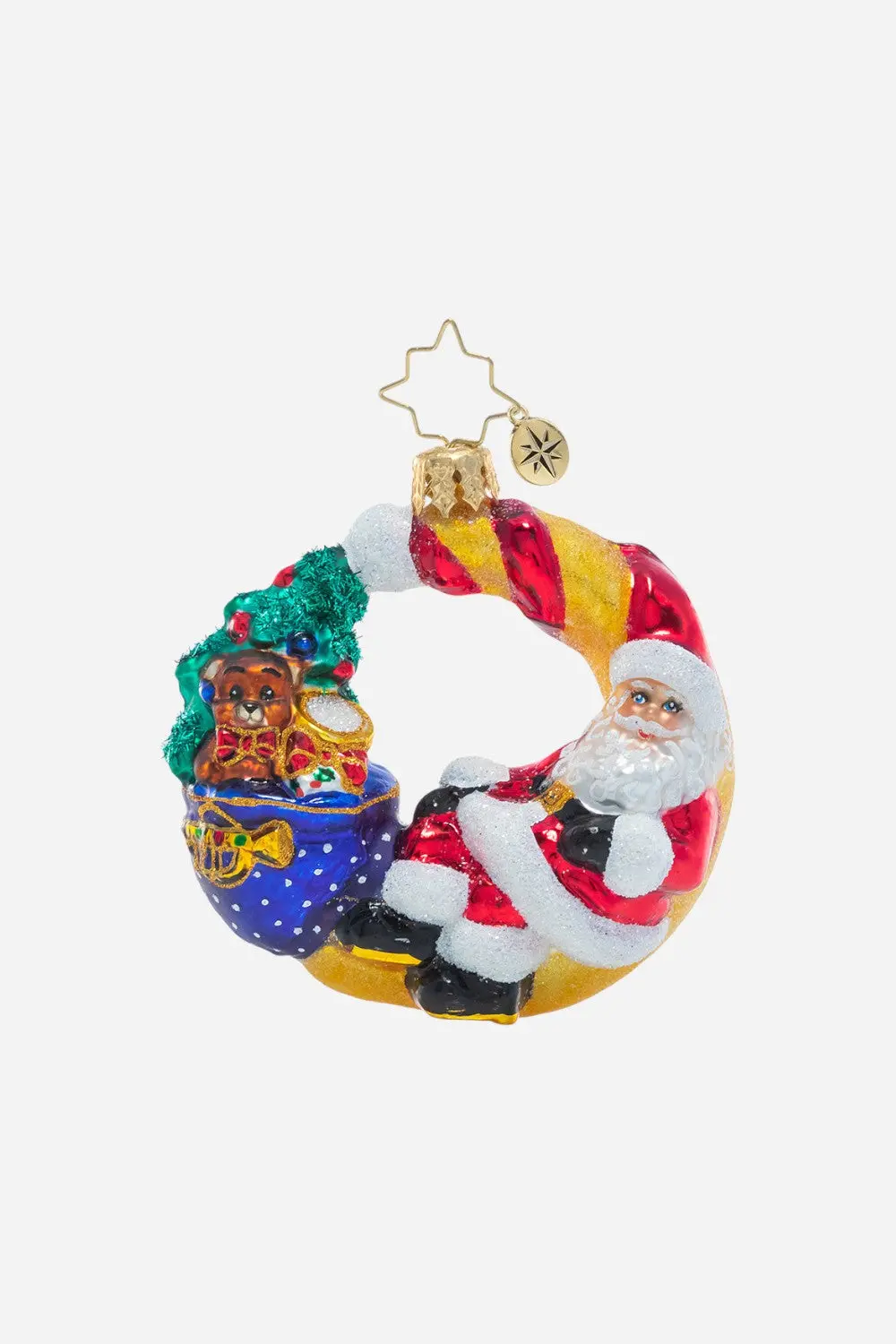 Christopher Radko Over The Moon For Christmas Gem Ornament 1