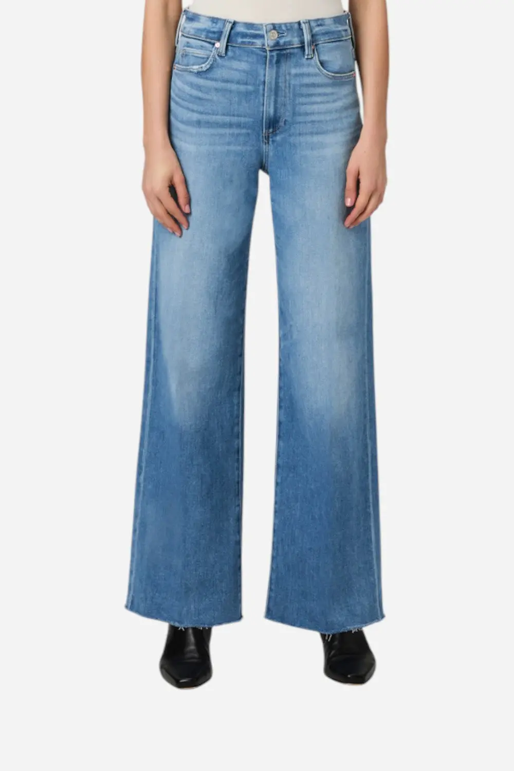 Paige Anessa 31" Wide Leg Jean In Mesmerize 1