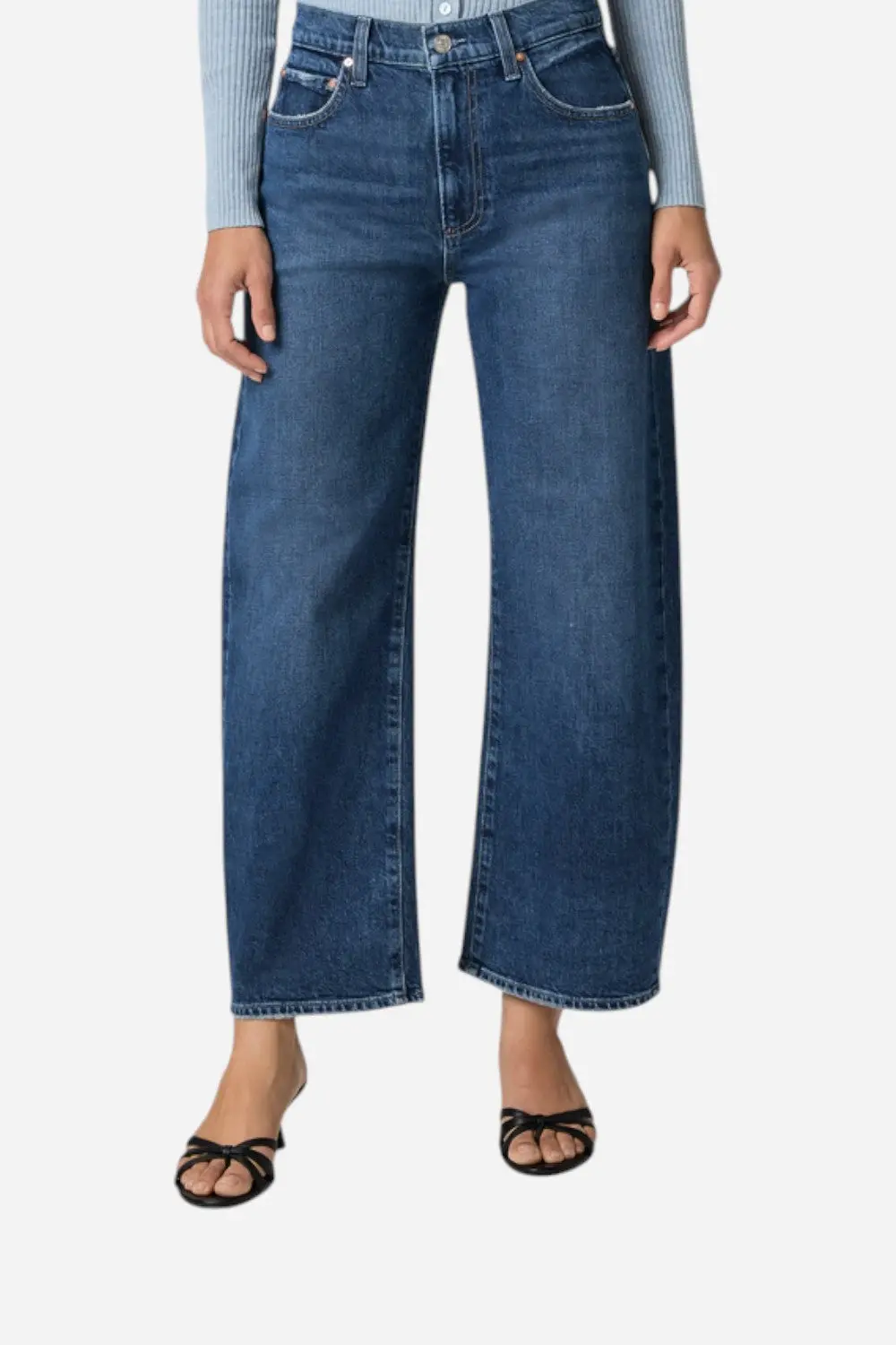 Paige Arellia Ankle Barrel Leg Jean In Soundcheck 1